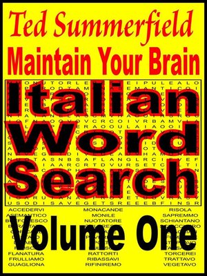 cover image of Maintain Your Brain Italian Word Search Puzzles Volume 1
